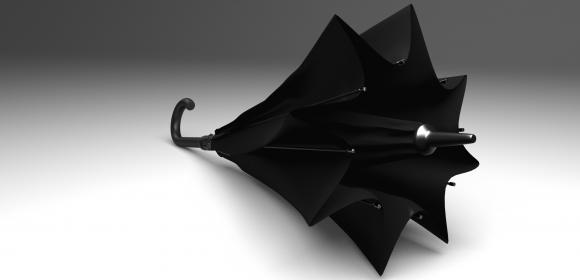 Behold the Reverse Umbrella As It Never Drips - Video