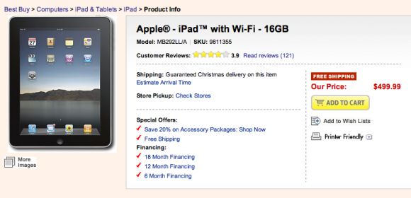 Best Buy Now Sells All 6 iPads Online with Free Shipping in the US