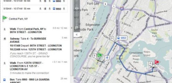Bing Maps Guides Public Transit