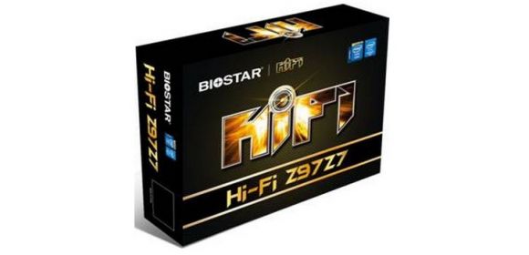 Biostar Hi-Fi Z97Z7 Motherboard Inbound, Has Gold-Plated Audio Connectors