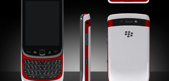Blackberry Torch 9800 Customizable via ColorWare