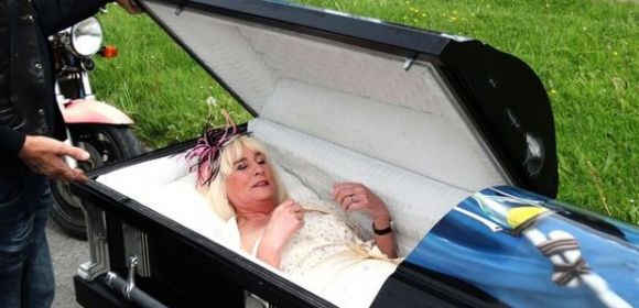 Bride Shows Up at Her Own Wedding Lying in Her Brother's Coffin
