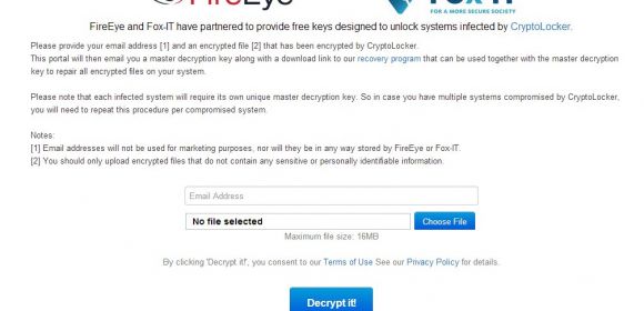 CryptoLocker Decrypting Service Available Free of Charge