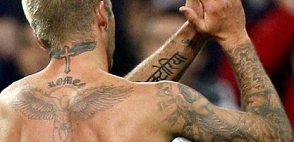 David Beckham Gets New, Secret Chest Tattoo
