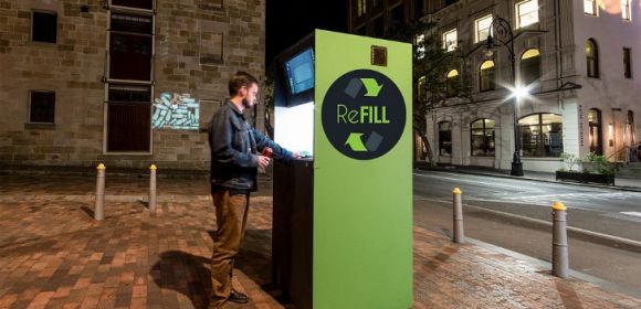 Digital Artist Makes Recycling More Exciting with Interactive Public Bin