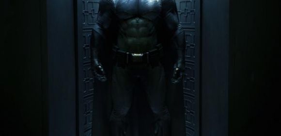 Director Zack Snyder Offers Better Look at Batsuit in “Batman V. Superman” - Photo