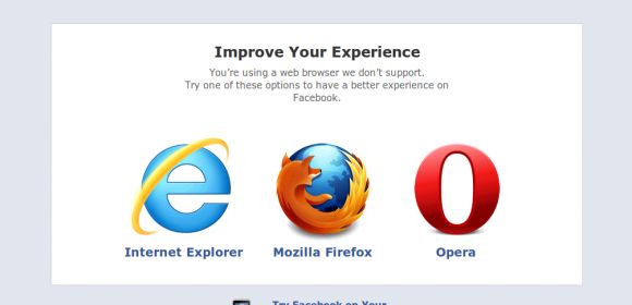 Facebook Doesn't "Like" Chrome or Safari