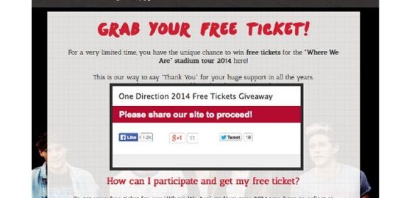 Facebook Scammers Offer Tickets to One Direction Concert, Tomorrowland Festival