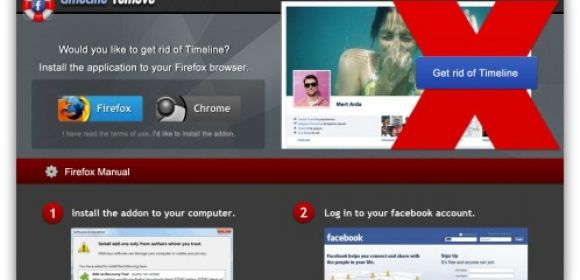 Facebook Timeline Removal Add-Ons Advertised Via Spam