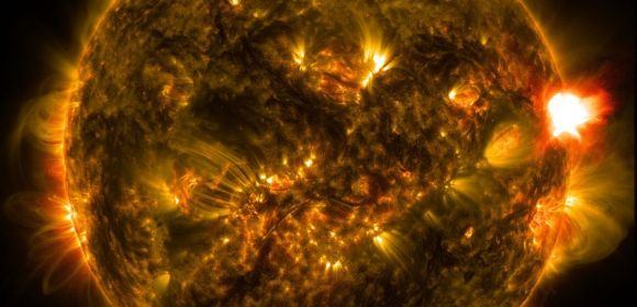 First Massive Solar Flare of 2015 Shines Insanely Bright in NASA Image