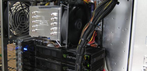 Four GPU Supercomputer Used for Tomography