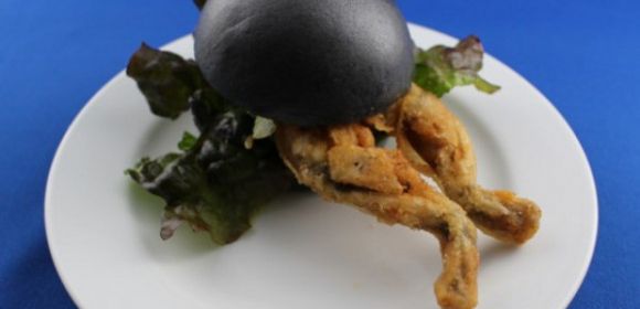 Frog Burgers Are an Actual Dish, Even Have Legs Dangling on One Side