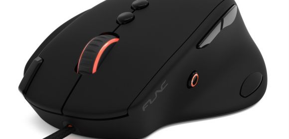 Func Launches Black Rubber-Coated Gaming Mouse