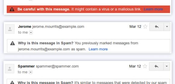 Gmail Now Explains Why It Picked a Spam Message, So You Can Stay Informed