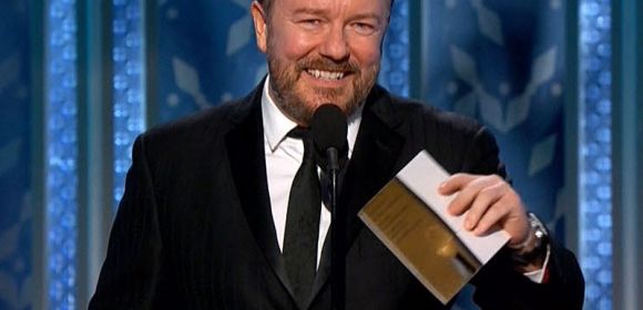 Golden Globes 2015: Ricky Gervais Was Probably Drunk, Definitely Hilarious – Video