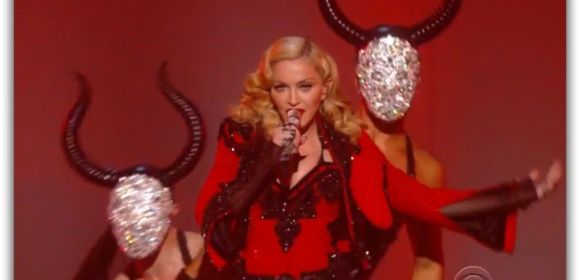 Grammys 2015: Madonna Fights, Rides Bulls with “Living for Love” - Video