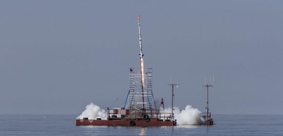 Homemade Rocket Launched from Denmark