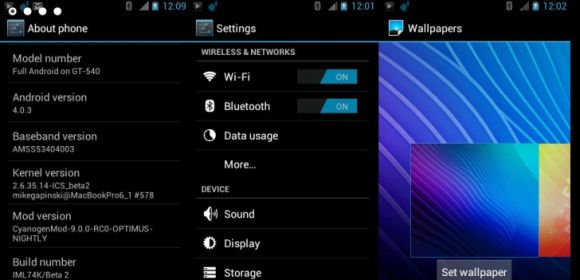 Ice Cream Sandwich Successfully Ported to LG GT540 Optimus