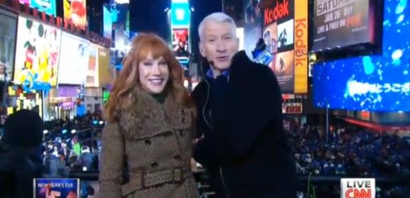 Kathy Griffin Blasted for Indecent Gesture Towards Anderson Cooper on NYE