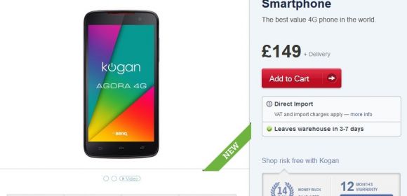 Kogan Agora 4G Now Available in the UK