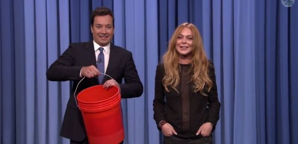 Lindsay Lohan Does the Ice Bucket Challenge, Nominates Prince Harry, Because Why Not – Video