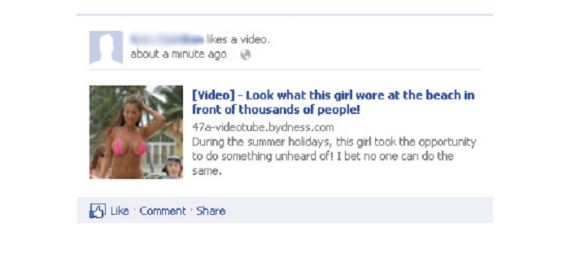 “Look What This Girl Wore at the Beach” Scam Hides Malicious Browser Extension
