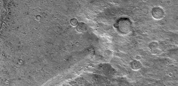 MRO Images Rampart Craters on Mars