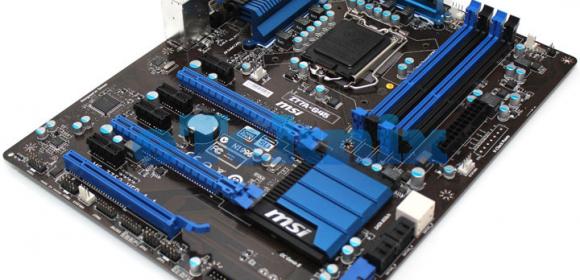 MSI Z77A-GD45 Motherboard Poses for the Camera