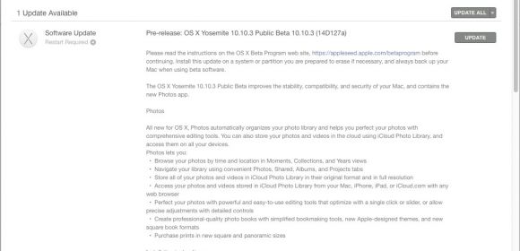 Mac OS X 10.10.3 Yosemite Beta 6 Now Available for Testing