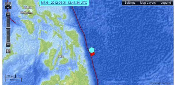 Magnitude 7.6 Earthquake Strikes in the Philippines