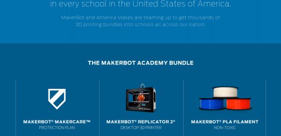 MakerBot Launches Crowdfunded Program to Bring a 3D Printer to Every School in the US