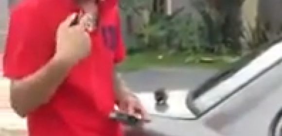 Malaysian Guy Lights Cigarette by Setting Gas Tank on Fire