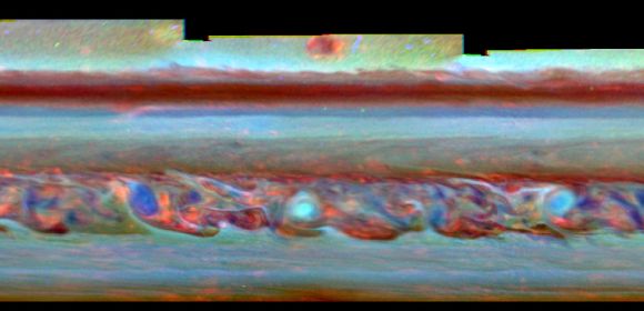Monster Saturn Storm Ate Its Own Tail − Gallery
