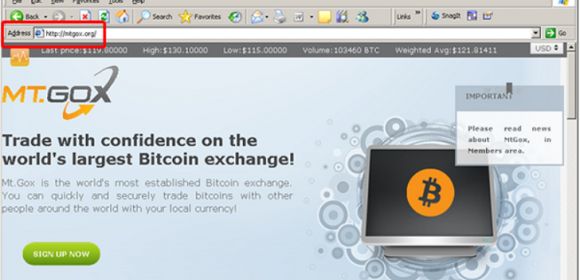 Mt.Gox Phishing Sites Set Up on Various TLDs