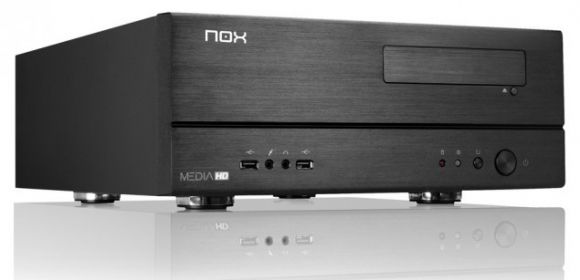 NOX Media HD, a Rare HTPC Case with Support for Full ATX Motherboards