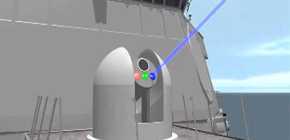 Navy Debuts Laser Beams That Burn Down Drones