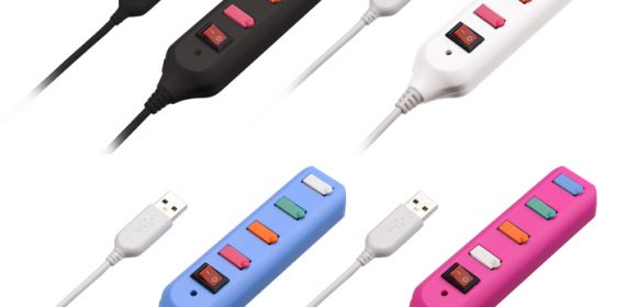 New USB Hub from GreenHouse Looks Just Like a Colorful Power Strip