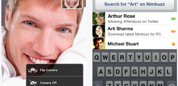 Nimbuzz 2.5.1 iOS Adds Friend Search