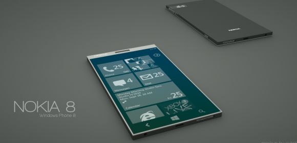 Nokia 8 Windows Phone 8 Concept Is Incredibly Thin and Elegant
