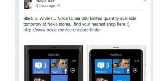 Nokia Lumia 800 Goes on Sale in UAE for 515 (€415)