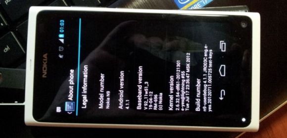 Nokia N9 Gets Android 4.1.1 Jelly Bean Port