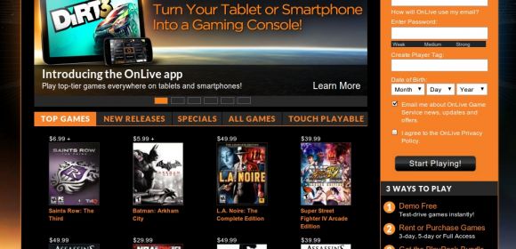 OnLive Cloud Gaming Coming to Google TV