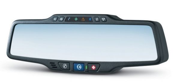 OnStar FMV Aftermarket Rear-View Mirror Packs GPS, Bluetooth