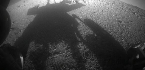 Opportunity Images Its Martian Shadow