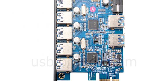 Orico Shows World’s First 7-Port USB 3.0 Card