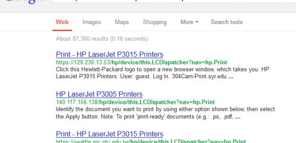 Over 85,000 HP Printers Found to Be Publicly Accessible via the Internet