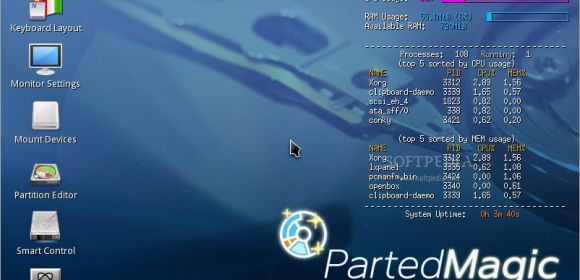 Parted Magic 5.6 Is Now Powered by Linux Kernel 2.6.35.7