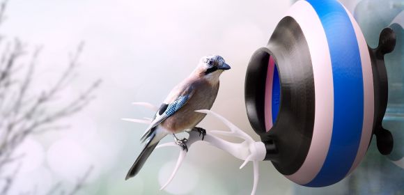 Printednest, 3D Printed Bird Homes to Liven Up the Metropolis – Pictures