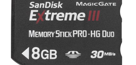 SanDisk Pushes Memory Stick PRO-HG Duo Performance to 30MB/s