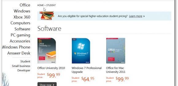 Save Big on Windows 7 and Office with the Microsoft Student Store